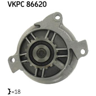 Pompe à eau SKF VKPC 86620
