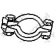 Pièce de serrage, échappement BOSAL 254-920 - Visuel 1