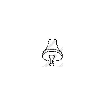 Bandes de caoutchouc, échappement BOSAL 255-019