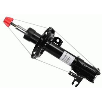 Amortisseur avant gauche SACHS 315 836