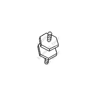 Bandes de caoutchouc, échappement BOSAL 255-333