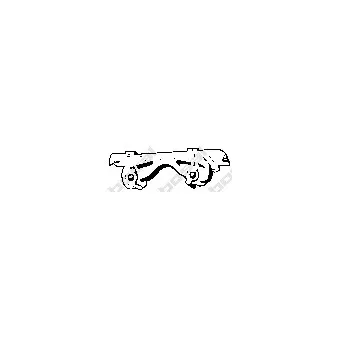 Bandes de caoutchouc, échappement BOSAL 255-417