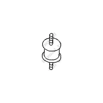 Bandes de caoutchouc, échappement BOSAL 255-473
