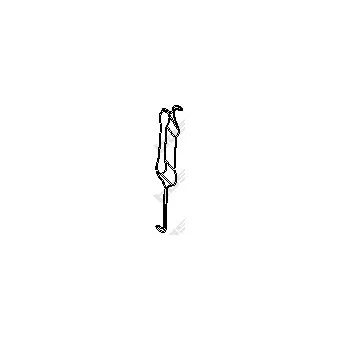 Bandes de caoutchouc, échappement BOSAL 255-787