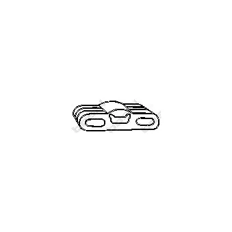 Bandes de caoutchouc, échappement BOSAL 255-859