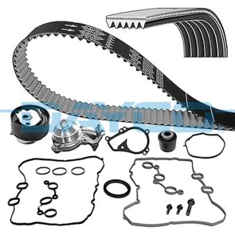 Pompe à eau + kit de courroie crantée DAYCO KBIOWP140K