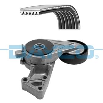 Jeu de courroies trapézoïdales à nervures DAYCO KPV124