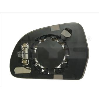 Verre de rétroviseur, rétroviseur extérieur TYC 302-0072-1