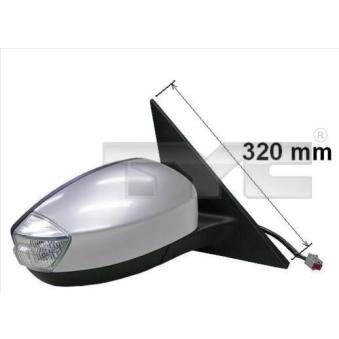 Rétroviseur extérieur TYC 310-0122
