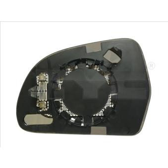 Verre de rétroviseur, rétroviseur extérieur TYC 332-0088-1