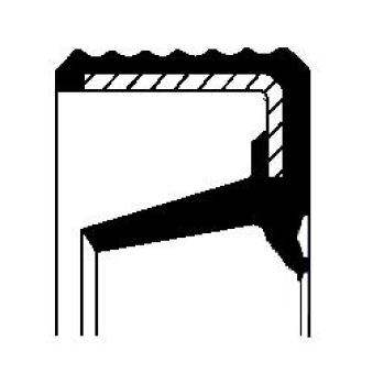 Bague d'étanchéité, boîte de vitesse manuel CORTECO 01033405B