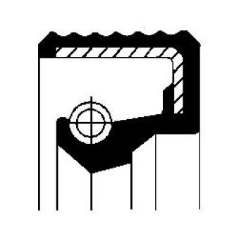 Bague d'étanchéité, moyeu de roue CORTECO 12017299B