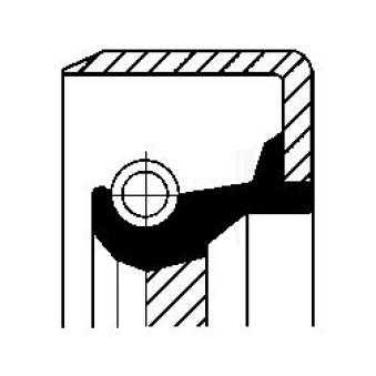 Bague d'étanchéité, boîte de vitesse manuel CORTECO