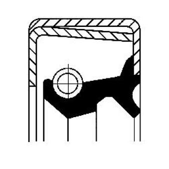 Bague d'étanchéité, moyeu de roue CORTECO 19015050B