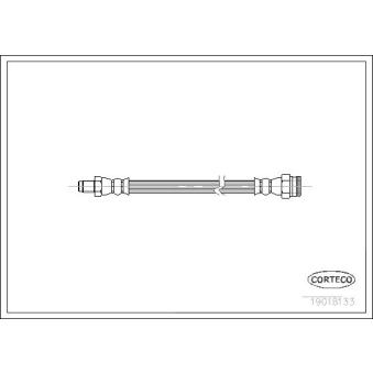 Flexible de frein CORTECO 19018133