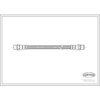 Flexible de frein CORTECO 19018182