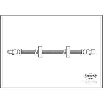 Flexible de frein CORTECO 19018186