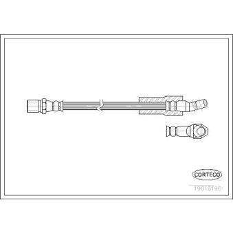 Flexible de frein CORTECO