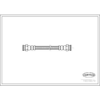 Flexible de frein CORTECO 19018679
