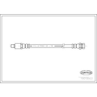 Flexible de frein CORTECO