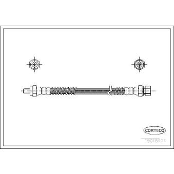 Flexible de frein CORTECO