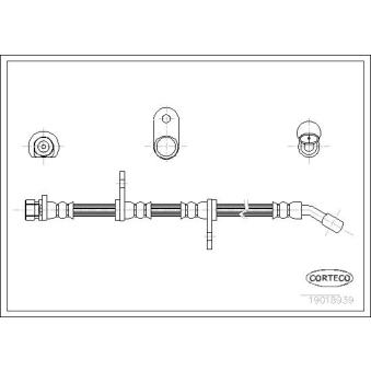 Flexible de frein CORTECO