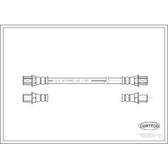Flexible de frein CORTECO
