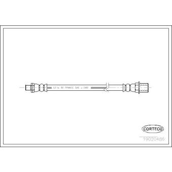 Flexible de frein CORTECO