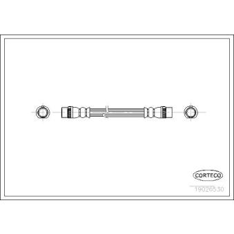 Flexible de frein CORTECO 19026530