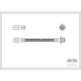 Flexible de frein CORTECO