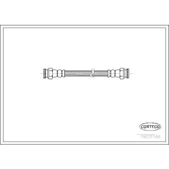 Flexible de frein CORTECO