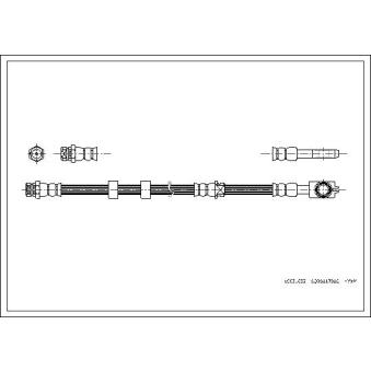 Flexible de frein CORTECO