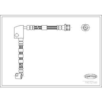 Flexible de frein avant gauche CORTECO