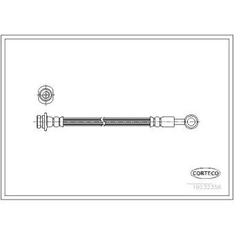 Flexible de frein CORTECO