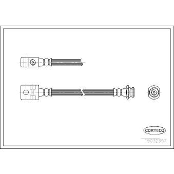 Flexible de frein avant droit CORTECO