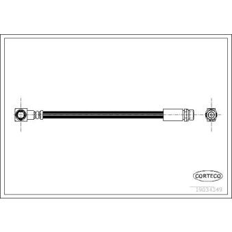 Flexible de frein arrière gauche CORTECO