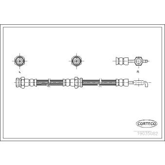 Flexible de frein CORTECO