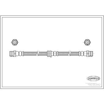 Flexible de frein CORTECO 19035392