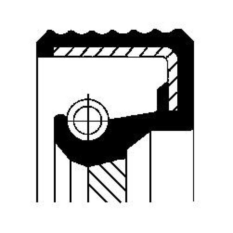 Bague d'étanchéité, différentiel CORTECO 20026877B - Visuel 3