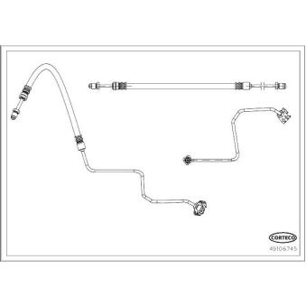 Flexible de frein arrière droit CORTECO