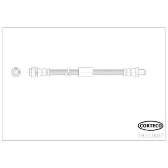 Flexible de frein CORTECO 49373607