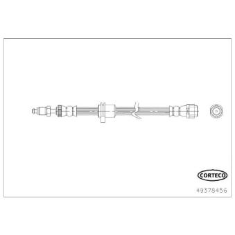 Flexible de frein CORTECO 49378456