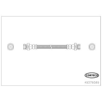Flexible de frein CORTECO 49379389
