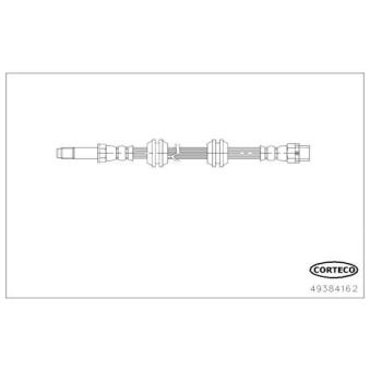 Flexible de frein CORTECO 49384162