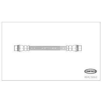 Flexible de frein CORTECO 49423860
