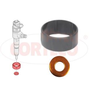 Jeux de bagues d'etanchéité, injecteur CORTECO