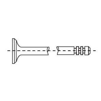 Soupape d'échappement CORTECO 550327B