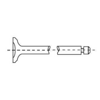 Soupape d'échappement CORTECO 554219B