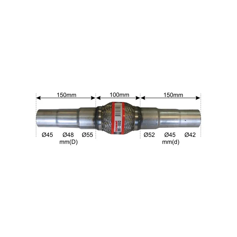 Tuyau flexible, échappement BOSAL 265-003