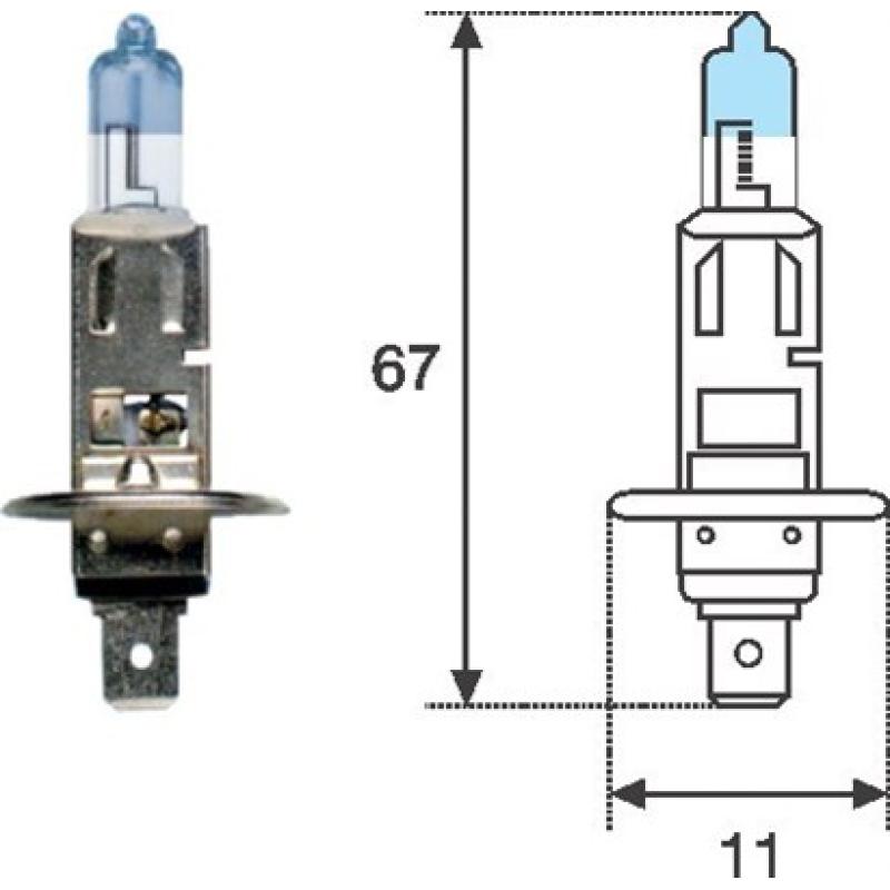 Ampoule, projecteur longue portée MAGNETI MARELLI 002587100000 - Visuel 1